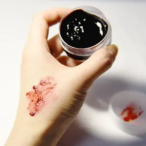 Heißer Verkauf Halloween gefälschte Narben Bloody Sticker Narben Tattoos Make-up Halloween Horror Wunde Scary Blood Injury Aufkleber