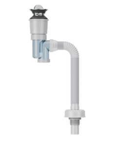 KAWAL Siphon de lavabo en P-Trap de conception moderne Siphon flexible en plastique pour les déchets de salle de bain et de cuisine <span class=keywords><strong>anti</strong></span>-odeurs Accessoires de cuisine - Product Image 1