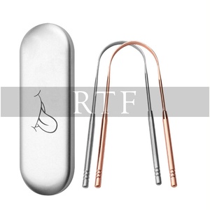 3 Cái Lưỡi Sạch Hơn Với Du Lịch Tiện Dụng Trường Hợp Thép Không Gỉ Lưỡi <span class=keywords><strong>Scraper</strong></span> Kim Loại Bàn Chải Nha Khoa Kit Chăm Sóc Răng Miệng Công Cụ Nha Khoa Người Lớn - Product Image 5