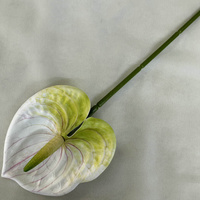 GOG350 Anthurium Real Touch Latex Flowers Colorful Wholesale Set pour la maison Mariage Pâques Noël & Retour à l'école Décorations