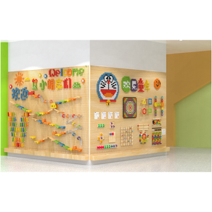 Centro <span class=keywords><strong>de</strong></span> Desarrollo <span class=keywords><strong>de</strong></span> Habilidades Motoras con Actividades <span class=keywords><strong>de</strong></span> Enhebrado y Tejido, Mejora la Destreza y la Concentración para Niños <span class=keywords><strong>de</strong></span> 2 a 15 Años, Materiales <span class=keywords><strong>de</strong></span> Madera y EVA - Product Image 3