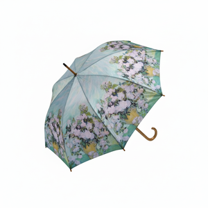 Ombrello in legno AU-02201 Van Gogh Art Design "rose bianche" - Product Image 1