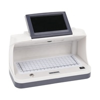Smartertop DC-2288 Détecteur de faux billets portable de haute qualité en plastique avec écran LED, batterie lithium-ion, détecteur de contrefaçon UV IR MG