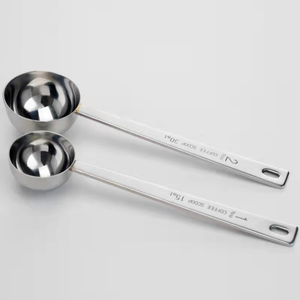 Cucharas de café, <span class=keywords><strong>15</strong></span> <span class=keywords><strong>ML</strong></span> 304 Cucharas de café de acero inoxidable Cuchara medidora de mango largo Se adapta al contenedor de Café - Product Image 3