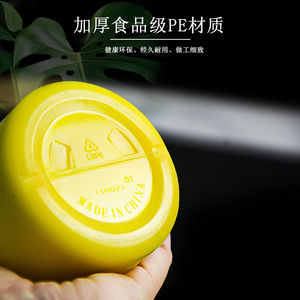 <b>Squeeze</b> <b>Bottle</b> Food Grade Plastic With Pointed Nozzle For Liquid Seasoning Condiment Storage 500Ml Cylinder Shape - Product Image 3