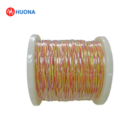 Cable de Extensión para Termopar Tipo K AWG 28 con Aislamiento de PTFE, Cable Trenzado para Termopar Rojo y Amarillo