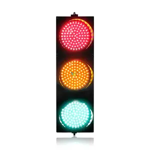 Led 24V Oprit Veiligheid Horizont Project Australië Kleine Signaal Indicatie Drie Kleur 200Mm Rood Groen Amber Verkeerslicht