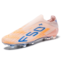 Chaussures de football unisexe à col chaussette, tige en TPU, crampons mixtes FG AG, plaque de torsion, vente en gros, usine OEM