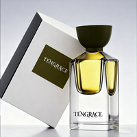 Botol parfum transparan 30ml unik desain cantik botol kaca kosong botol aroma dengan tutup Matte