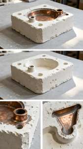 ผงยิปซัมธรรมชาติจากปารีสสำหรับทำแม่พิมพ์หล่อเครื่องประดับทอง เงิน ทองแดง อะลูมิเนียม ทนความร้อนสูง ไม่มีฟองอากาศ - Product Image 5