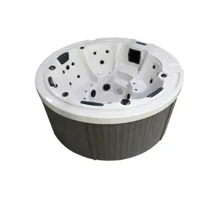 6 person hot tub/ round whirlpool spa/ outdoor freestanding spa