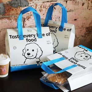Sac isotherme jetable recyclable non tissé avec doublure en aluminium, personnalisable avec logo, qualité alimentaire pour gâteaux - Product Image 2