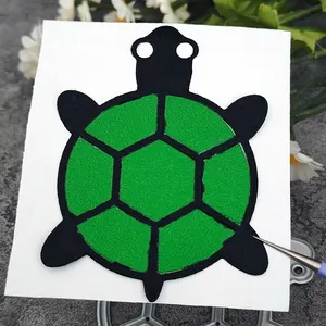 AAGU yeni Metal kesme ölür kalıp Scrapbooking davetiye dekorasyon kaplumbağa hayvan Scrapbooking Craft kesme ölür