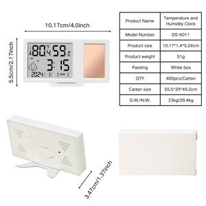 屋内用ミニLCDデジタル温度計湿度計ABS素材カスタムロゴ入り卓上/壁掛け式販促用ビジネスギフト - Product Image 2