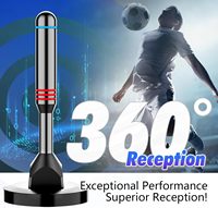 Antenne intérieure pour téléviseur intelligent numérique, base magnétique puissante, réception HD longue portée à 360°, chaînes locales, installation facile, câble TV (50 m)