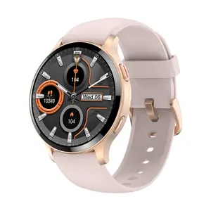 Best Quality Custom Logo Waterproof BT Calling Smartwatch 1.43inch TFT Round Display Touch Screen LW77 Smart Watch for Women Men