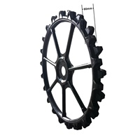 Harga Pabrik ZP Traktor Ban Ganda Karet Solid Roda Logam Terpadu untuk Traktor Pertanian Kultivator dengan Garansi 2 Tahun