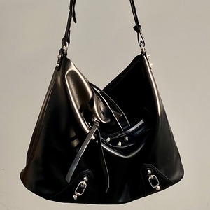 Sac fourre-tout tendance pour femme en PU grande capacité, doublure polyester, fermeture éclair, léger, avec une seule poignée, sac à bandoulière et sac porté croisé - Product Image 3