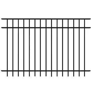 açık kafes metal Suppliers-Fabrika doğrudan ucuz alüminyum çit panelleri bahçe havuzu eskrim Metal