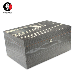 Cave à cigares en <span class=keywords><strong>bois</strong></span> antichoc personnalisée avec cendrier porte-cigare <span class=keywords><strong>et</strong></span> cutter torche briquet à gaz - Product Image 2