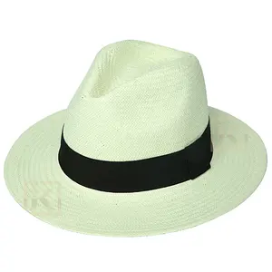 JAKIJAYI草帽巴拿马帽来样定做欢迎奢华夏季宽檐白色厂家直销纸素色日常生活特色