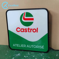 Nouvelle vente chaude, boîte lumineuse ultra-fine au néon, taille personnalisée, boîte lumineuse publicitaire extérieure