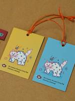 Étiquettes de col personnalisées promotionnelles de haute qualité, étiquettes tissées et cartes artisanales exquises