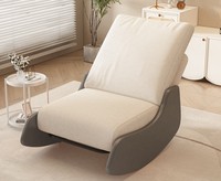 Fauteuil à bascule de luxe pour salon, chaise longue pour adultes, chaise de loisirs pour balcon, canapé pliant pour la sieste, fauteuil à bascule relaxant