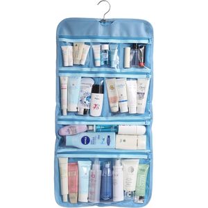 <b>Foldable</b> Clear Hanging Toiletry <b>Bag</b> Cosmetic Organizer Storage Bathroom Use - Product Image 3