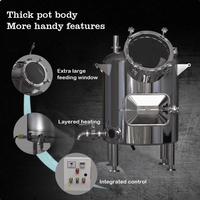 Distillateur d'alcool électrique 120L avec colonne de rectification en cuivre à 4 niveaux et cœur en cuivre intégré pour la production de spiritueux