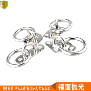 Crochets en acier inoxydable OEM pour suspendre des ventilateurs, des lustres, des bases rondes, des anneaux M6*40, des embouts de porte, finition unie, matériau en fer - Product Image 2