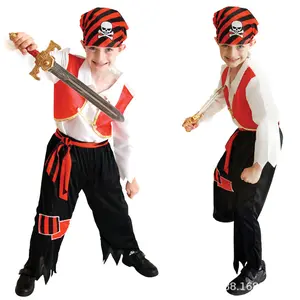 Halloween kids pirate anime costume cosplay dance performs halloween cosplay costume for boys and girls