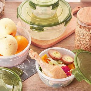 Juego de Recipientes Redondos Reutilizables para Almacenamiento de Alimentos, Libres de BPA, Herméticos, Apilables, Aptos para Microondas y Lavavajillas - Product Image 5