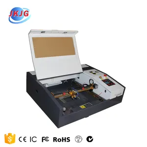 Liao cheng JK 4040 CE 40w 50w CO2 Mini Lasers chneid maschine Preis 4040 Kleine Lasers chneid gravur maschine