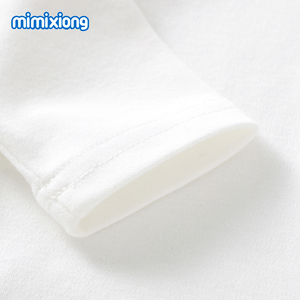 2023 primavera bambino felpa <span class=keywords><strong>top</strong></span> boutique manica lunga girocollo t-shirt bambino solido bianco abbigliamento per bambini per bambino - Product Image 6