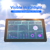 Moniteur LCD industriel OEM 3 "17" 19 "27" 43 "Ip67 7 23.8 pouces 27 32 pouces Fhd 1920*1080 Moniteur industriel étanche intégré