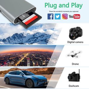 Lecteur de cartes 4 en 1 SD TF MS XD pour iPhone 16 15 14 iPad PC Android <span class=keywords><strong>Mac</strong></span> USB-C USB-A Lecteur de cartes mémoire - Product Image 4