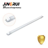 Lumière LED à détecteur de mouvement PIR JR 18W/22W 4 pieds, IP44 étanche, rechargeable, en alliage d'aluminium, 6000K lumière du jour, usage commercial en intérieur