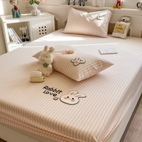 Drap housse à motifs de dessins animés multiples, doux pour la peau, housse de matelas à poche profonde et coins élastiques pour chambre à coucher