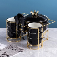 Grande Promotion Service de Table Sûr Pour Aliments, Vaisselle de Cuisine en Céramique pour Usage Domestique, Soupière et Ensemble de Bols en Gros