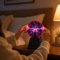 Boule de plasma sphérique interactive, OEM disponible, approvisionnement en gros, lampe à plasma pour l'éducation scientifique, la salle de classe, la décoration de musée