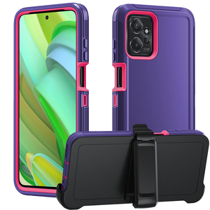 <span class=keywords><strong>เคส</strong></span>โทรศัพท์สำหรับ Moto G Power 2023 otterboxer <span class=keywords><strong>เคส</strong></span>โทรศัพท์ PC แบบแข็ง + TPU นิ่มกันกระแทกเลนส์ - Product Image 1