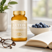 Complément Avancé pour la Santé Oculaire des Adultes : Lutéine, Zéaxanthine, Oméga-3 et Vitamine D – Protection Antioxydante de la Vision en Gélules Molles