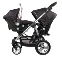 Poussette pliable et compacte pour bébé, vente en gros, bébés, deux places détachable, vente en gros