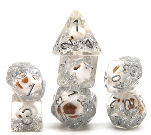 HS 7 pièces crâne résine <span class=keywords><strong>jeu</strong></span> <span class=keywords><strong>de</strong></span> dés D20 forme mdn dés pour jeux <span class=keywords><strong>de</strong></span> société/cartes 16mm crâne en plastique D20 pour <span class=keywords><strong>donjons</strong></span> <span class=keywords><strong>et</strong></span> <span class=keywords><strong>dragons</strong></span> - Product Image 5