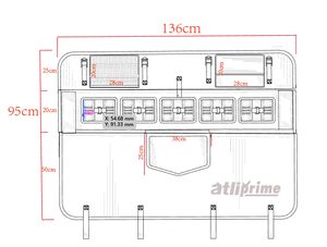 <span class=keywords><strong>Porte</strong></span>-vélos souple Atliprime et <span class=keywords><strong>porte</strong></span>-kayak pour camionnettes, barres de toit de <span class=keywords><strong>voiture</strong></span> pour les activités de surf et de <span class=keywords><strong>vélo</strong></span> - Product Image 5