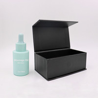 Flacon compte-gouttes personnalisé en verre ambré noir de 30 ml pour sérum de soin de la peau avec impression sérigraphique pour huile essentielle et usage cosmétique