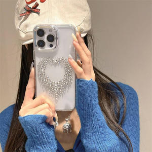 Funda <span class=keywords><strong>de</strong></span> teléfono <span class=keywords><strong>para</strong></span> <span class=keywords><strong>mujer</strong></span> diamante acrílico amor mantequilla mosca <span class=keywords><strong>para</strong></span> <span class=keywords><strong>Samsung</strong></span> S26 Ultra S25 Plus S24 FE S23 S22 S21 S20 <span class=keywords><strong>S8</strong></span> S9 S10 Plus Series - Product Image 1
