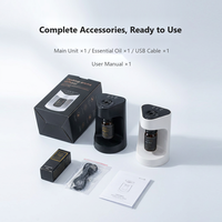 Diffuseur d'huiles essentielles USB sans fil, mini diffuseur d'arômes portable sans eau pour porte-gobelet de voiture