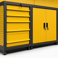 Fournisseur ODM de chariots à outils métalliques verrouillables de qualité industrielle à grande capacité pour le stockage industriel